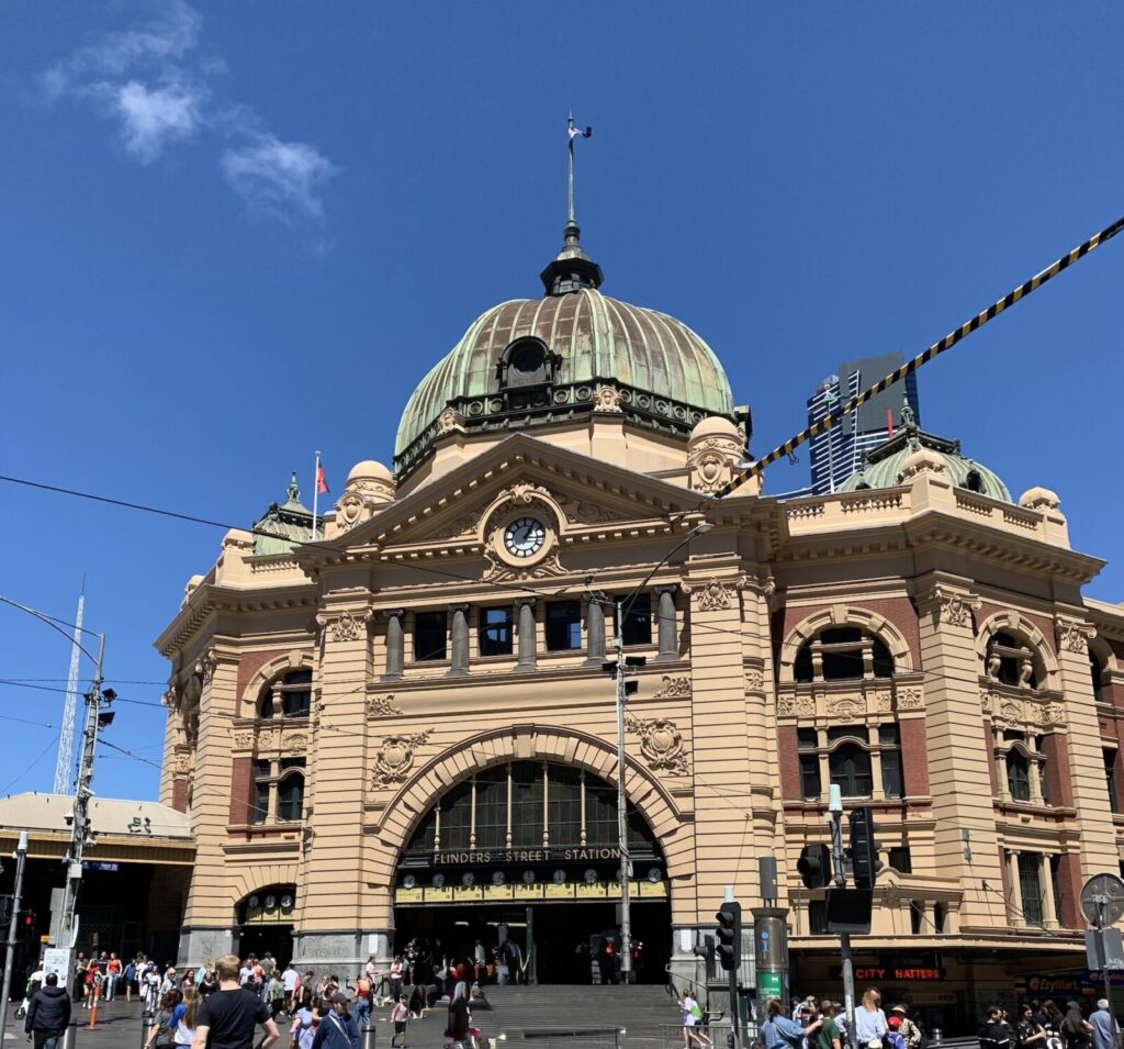 メルボルンのフリンダース ストリート駅。